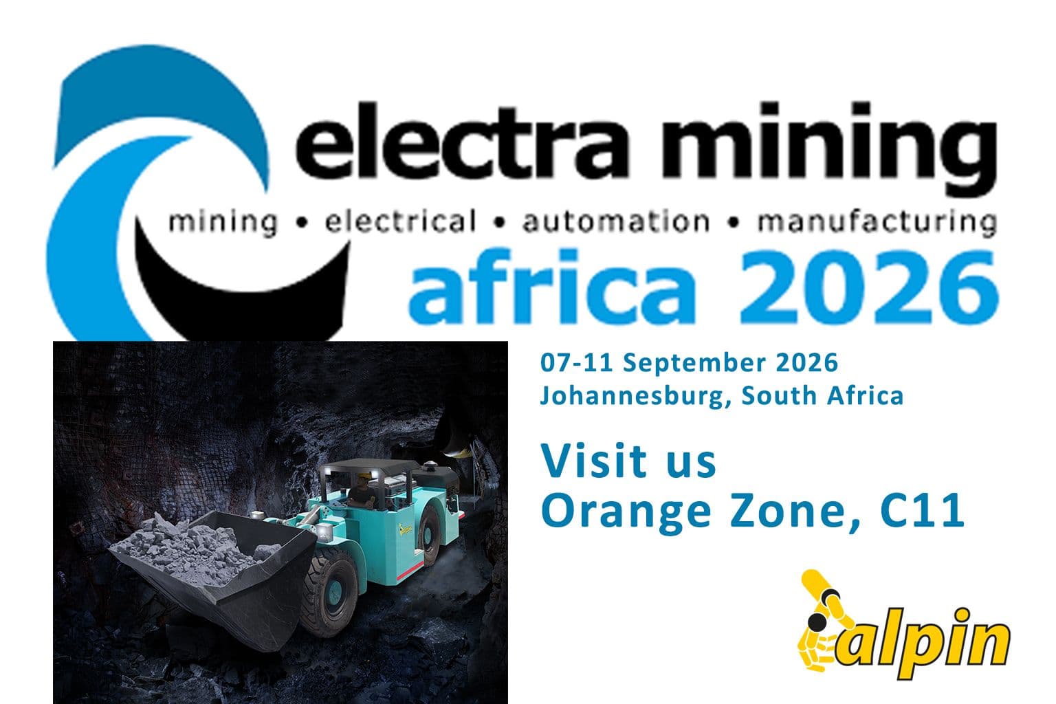 Electra Mining Africa 2026 – Alpin Makine Katılıyor